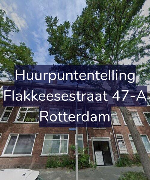 Foto gevel Huurpuntentelling voor Flakkeesestraat 47-A, Rotterdam