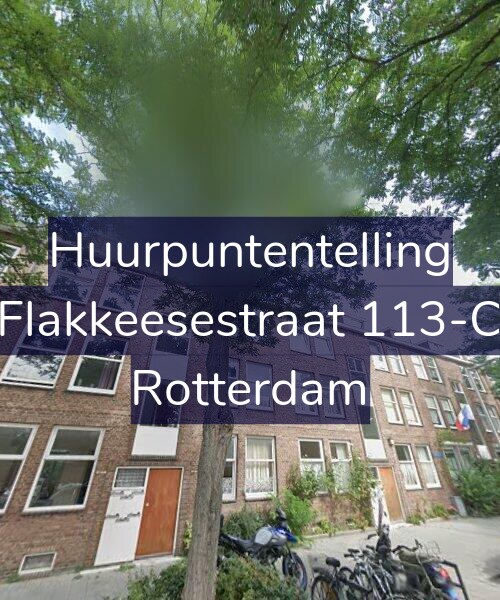 Foto gevel Huurpuntentelling voor Flakkeesestraat 113-C, Rotterdam