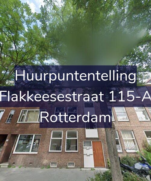 Foto gevel Huurpuntentelling voor Flakkeesestraat 115-A, Rotterdam