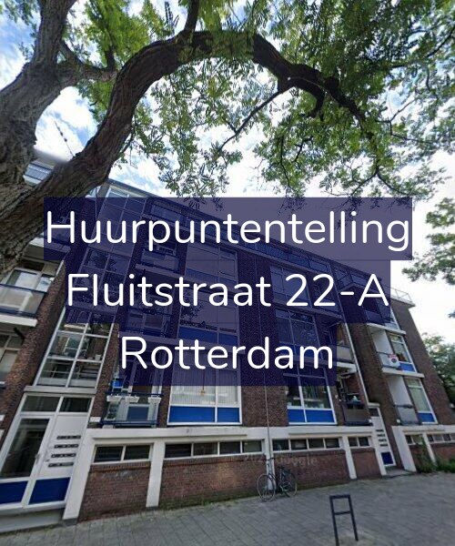 Foto gevel Huurpuntentelling voor Fluitstraat 22-A, Rotterdam