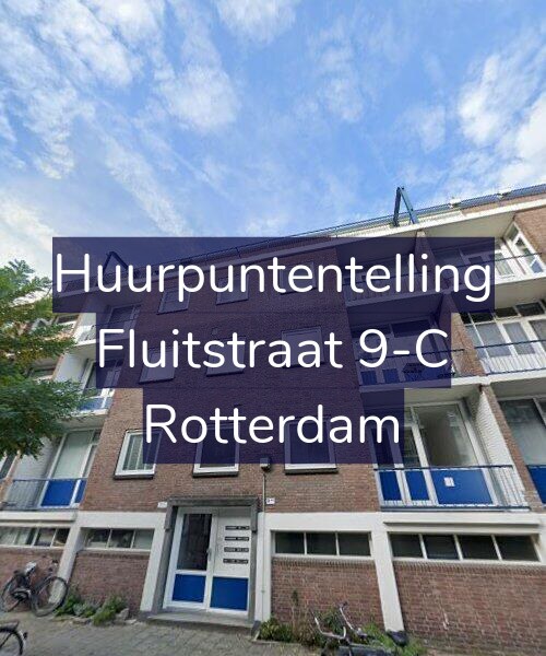 Foto gevel Huurpuntentelling voor Fluitstraat 9-C, Rotterdam