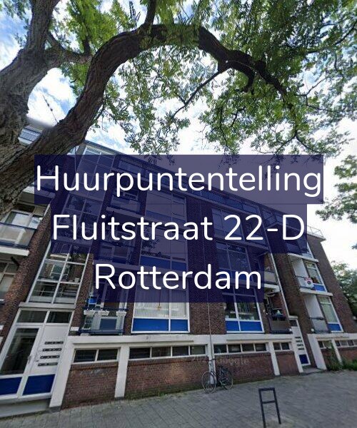 Foto gevel Huurpuntentelling voor Fluitstraat 22-D, Rotterdam