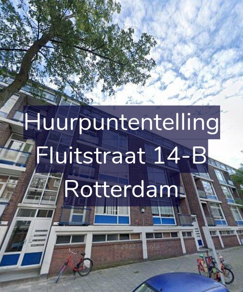 Foto gevel Huurpuntentelling voor Fluitstraat 14-B, Rotterdam