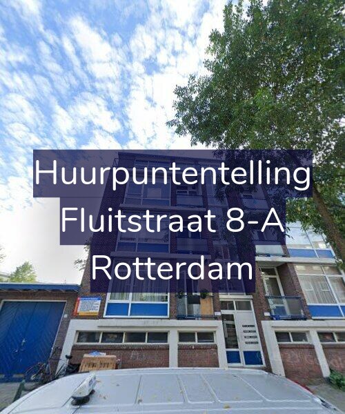 Foto gevel Huurpuntentelling voor Fluitstraat 8-A, Rotterdam