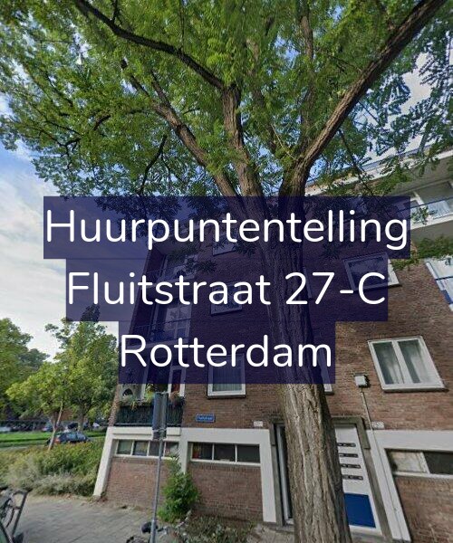 Foto gevel Huurpuntentelling voor Fluitstraat 27-C, Rotterdam