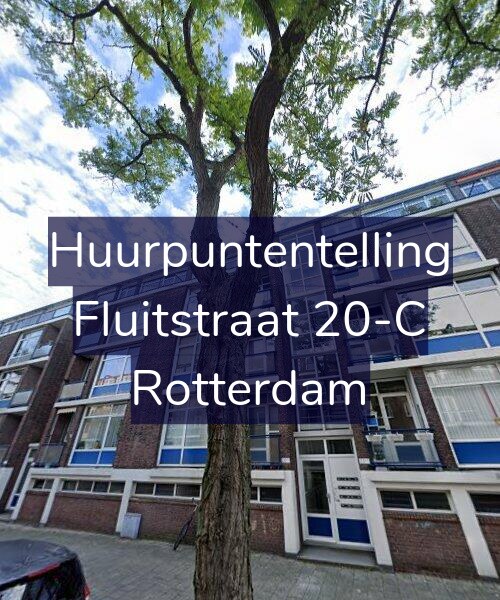 Foto gevel Huurpuntentelling voor Fluitstraat 20-C, Rotterdam