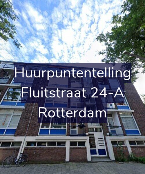 Foto gevel Huurpuntentelling voor Fluitstraat 24-A, Rotterdam