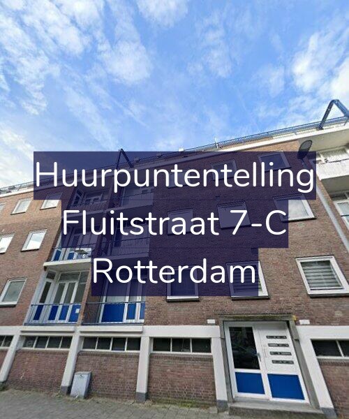 Foto gevel Huurpuntentelling voor Fluitstraat 7-C, Rotterdam