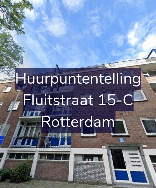Foto gevel Huurpuntentelling voor Fluitstraat 15-C, Rotterdam