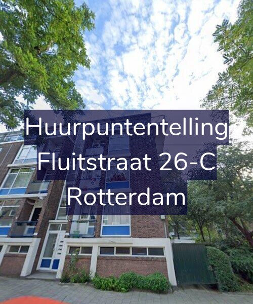 Foto gevel Huurpuntentelling voor Fluitstraat 26-C, Rotterdam
