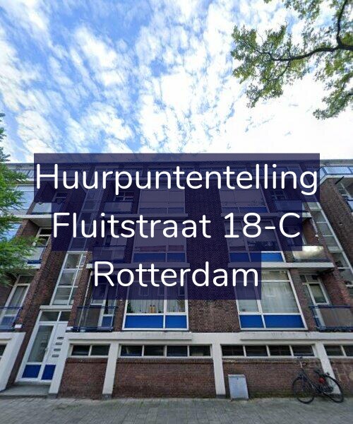 Foto gevel Huurpuntentelling voor Fluitstraat 18-C, Rotterdam