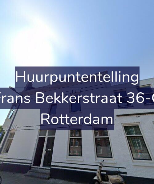Foto gevel Huurpuntentelling voor Frans Bekkerstraat 36-C, Rotterdam