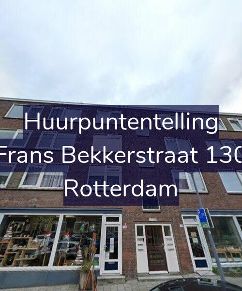 Foto gevel Huurpuntentelling voor Frans Bekkerstraat 130, Rotterdam