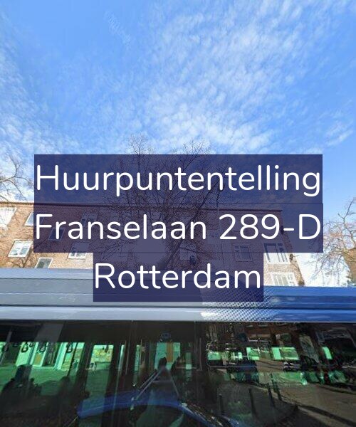 Foto gevel Huurpuntentelling voor Franselaan 289-D, Rotterdam