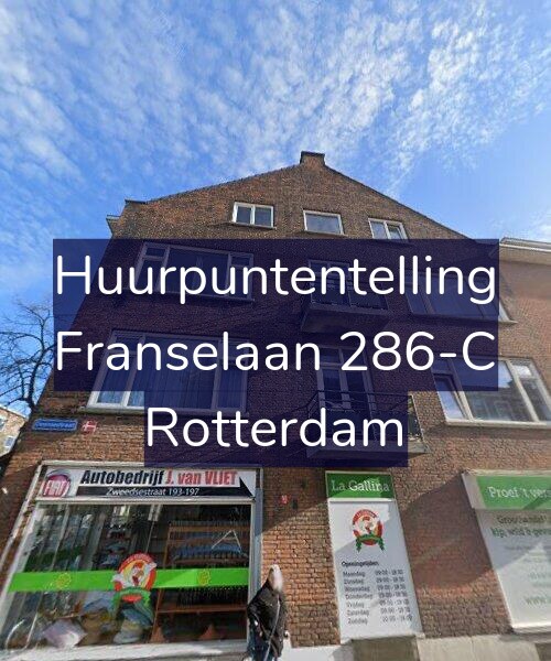 Foto gevel Huurpuntentelling voor Franselaan 286-C, Rotterdam
