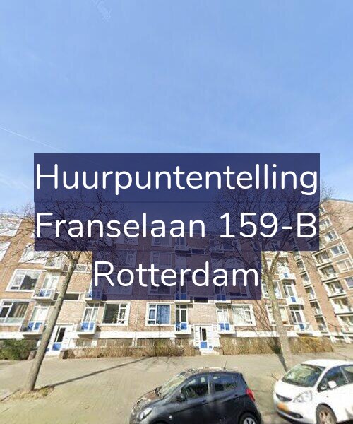 Foto gevel Huurpuntentelling voor Franselaan 159-B, Rotterdam