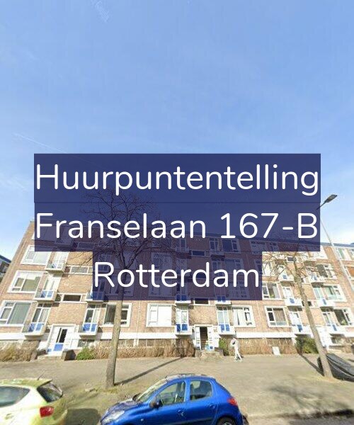 Foto gevel Huurpuntentelling voor Franselaan 167-B, Rotterdam