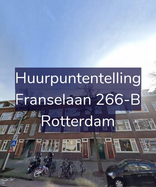 Foto gevel Huurpuntentelling voor Franselaan 266-B, Rotterdam