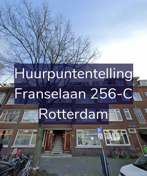 Foto gevel Huurpuntentelling voor Franselaan 256-C, Rotterdam