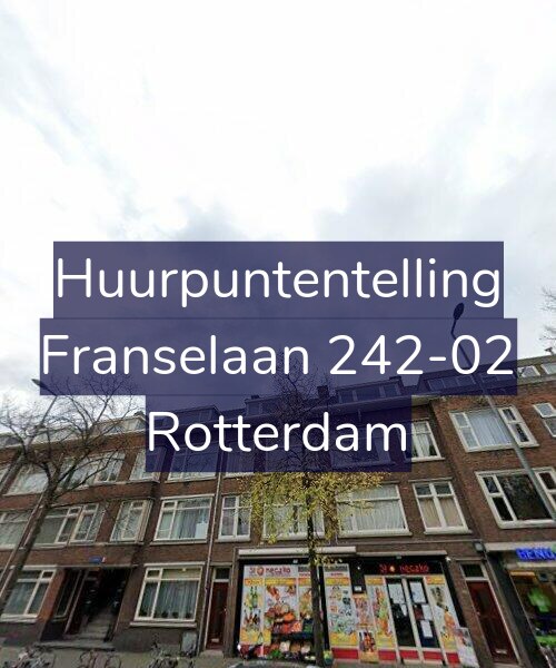 Foto gevel Huurpuntentelling voor Franselaan 242-02, Rotterdam