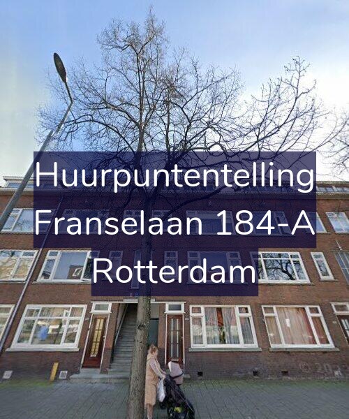 Foto gevel Huurpuntentelling voor Franselaan 184-A, Rotterdam