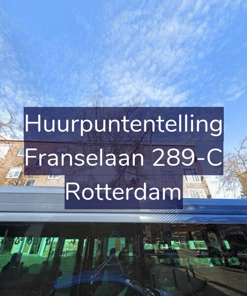 Foto gevel Huurpuntentelling voor Franselaan 289-C, Rotterdam
