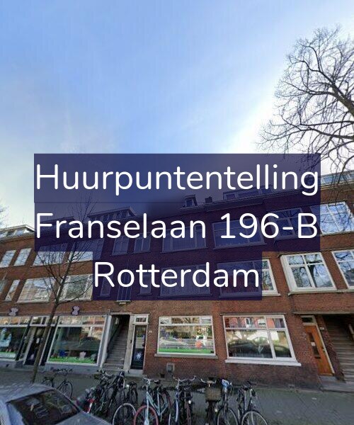 Foto gevel Huurpuntentelling voor Franselaan 196-B, Rotterdam