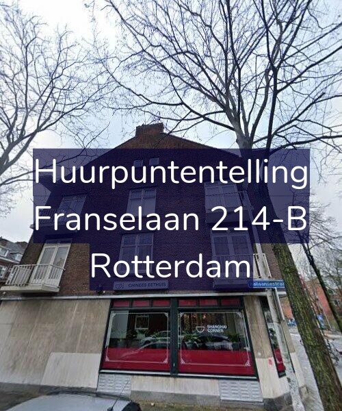 Foto gevel Huurpuntentelling voor Franselaan 214-B, Rotterdam