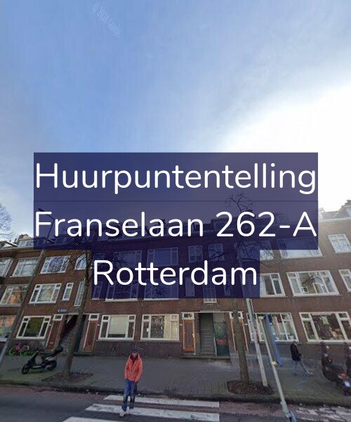 Foto gevel Huurpuntentelling voor Franselaan 262-A, Rotterdam