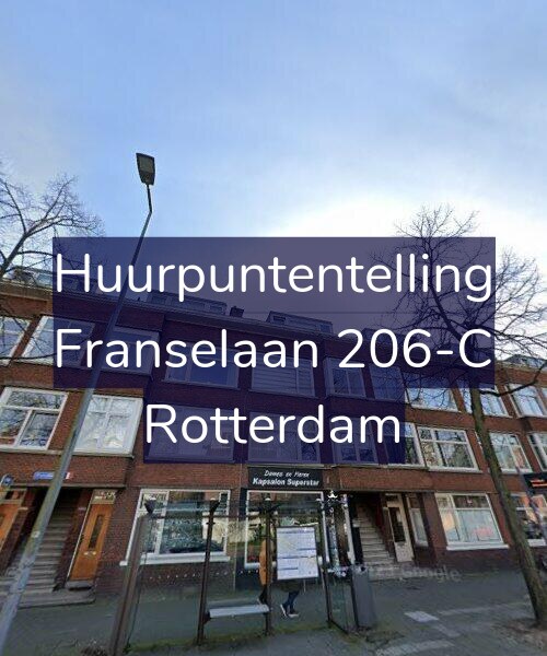 Foto gevel Huurpuntentelling voor Franselaan 206-C, Rotterdam