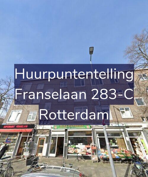 Foto gevel Huurpuntentelling voor Franselaan 283-C, Rotterdam