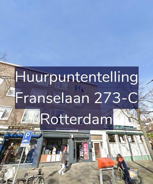 Foto gevel Huurpuntentelling voor Franselaan 273-C, Rotterdam