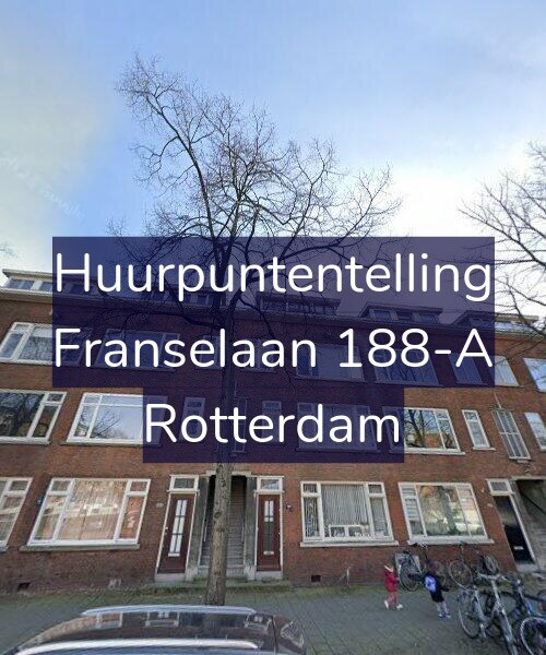 Foto gevel Huurpuntentelling voor Franselaan 188-A, Rotterdam