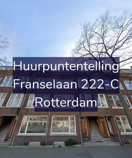 Foto gevel Huurpuntentelling voor Franselaan 222-C, Rotterdam