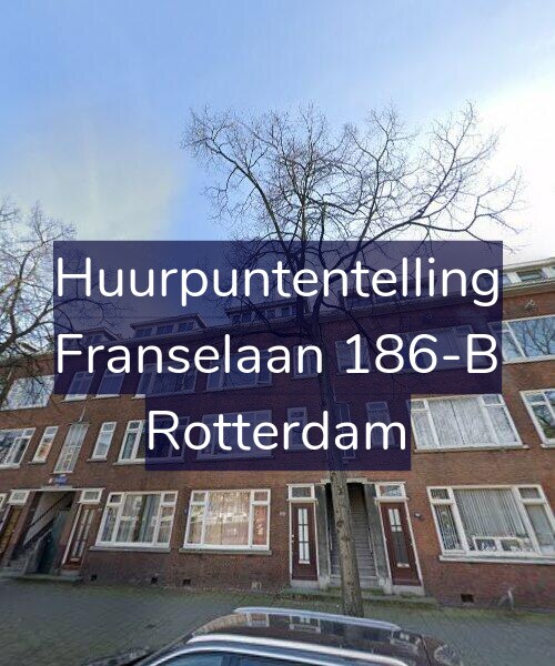 Foto gevel Huurpuntentelling voor Franselaan 186-B, Rotterdam