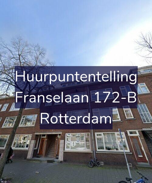 Foto gevel Huurpuntentelling voor Franselaan 172-B, Rotterdam
