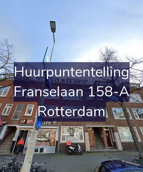 Foto gevel Huurpuntentelling voor Franselaan 158-A, Rotterdam