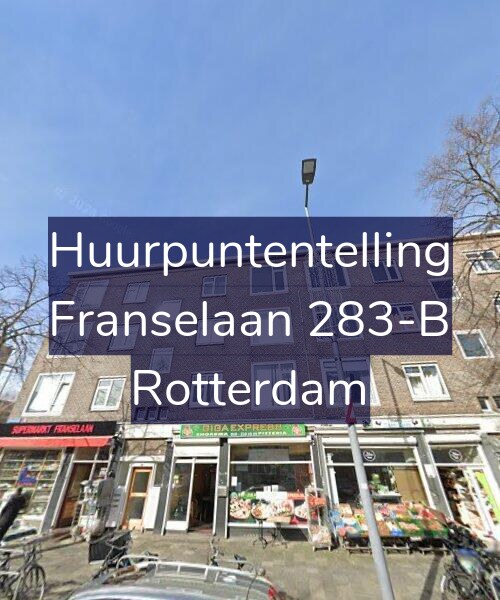 Foto gevel Huurpuntentelling voor Franselaan 283-B, Rotterdam