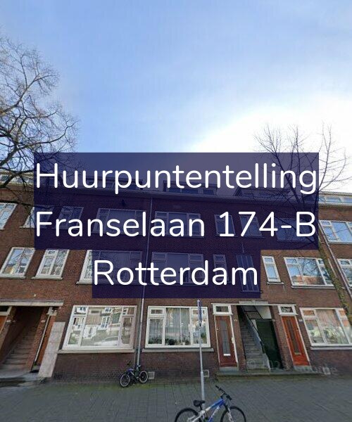 Foto gevel Huurpuntentelling voor Franselaan 174-B, Rotterdam