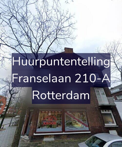 Foto gevel Huurpuntentelling voor Franselaan 210-A, Rotterdam