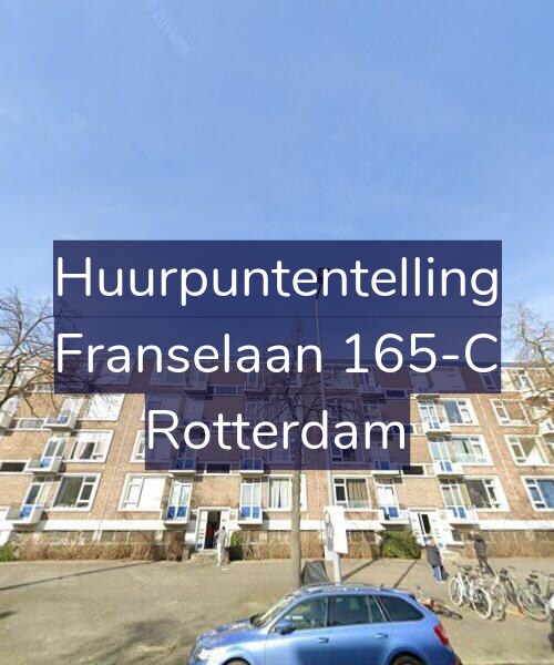 Foto gevel Huurpuntentelling voor Franselaan 165-C, Rotterdam