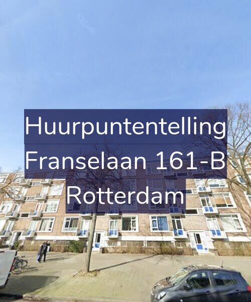 Foto gevel Huurpuntentelling voor Franselaan 161-B, Rotterdam