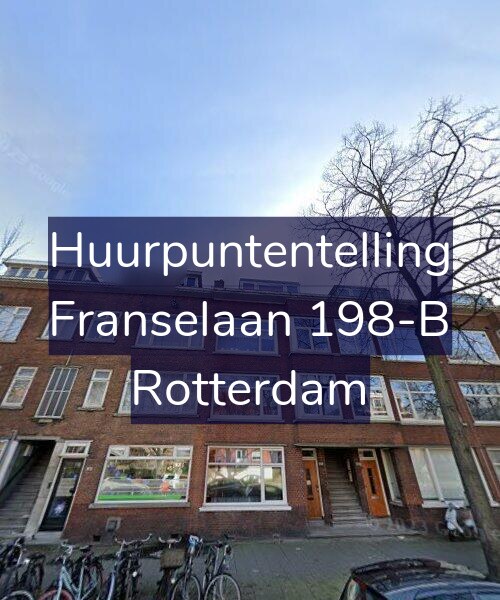 Foto gevel Huurpuntentelling voor Franselaan 198-B, Rotterdam