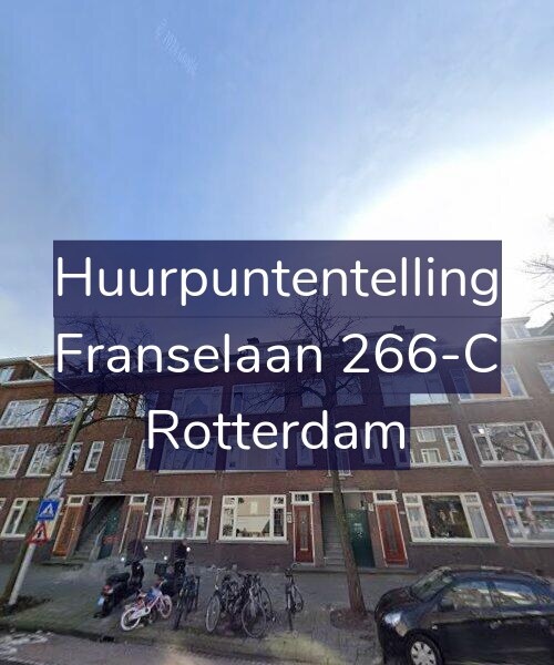 Foto gevel Huurpuntentelling voor Franselaan 266-C, Rotterdam