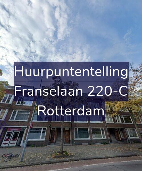 Foto gevel Huurpuntentelling voor Franselaan 220-C, Rotterdam