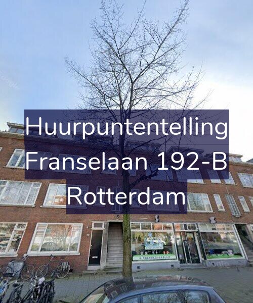 Foto gevel Huurpuntentelling voor Franselaan 192-B, Rotterdam