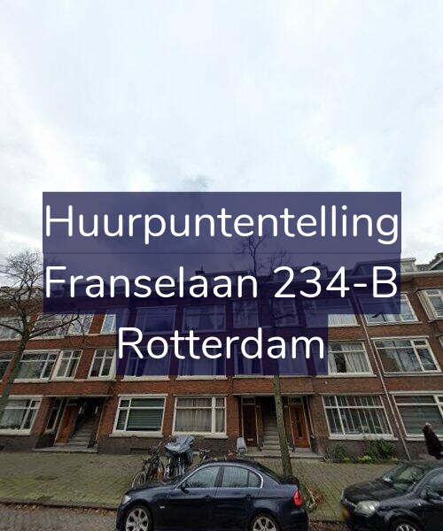 Foto gevel Huurpuntentelling voor Franselaan 234-B, Rotterdam