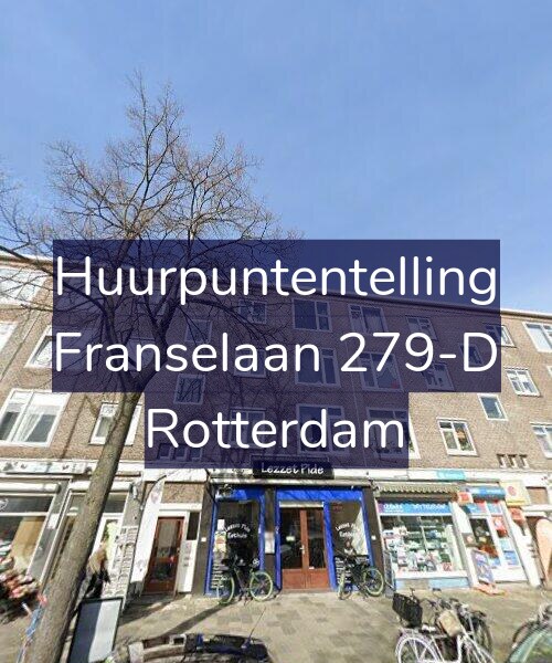 Foto gevel Huurpuntentelling voor Franselaan 279-D, Rotterdam