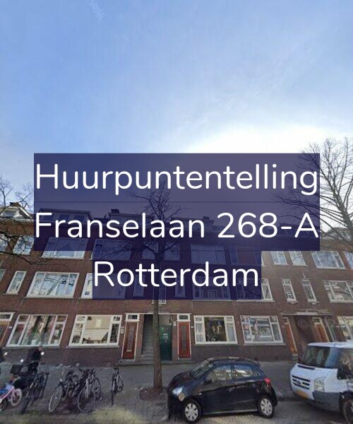Foto gevel Huurpuntentelling voor Franselaan 268-A, Rotterdam