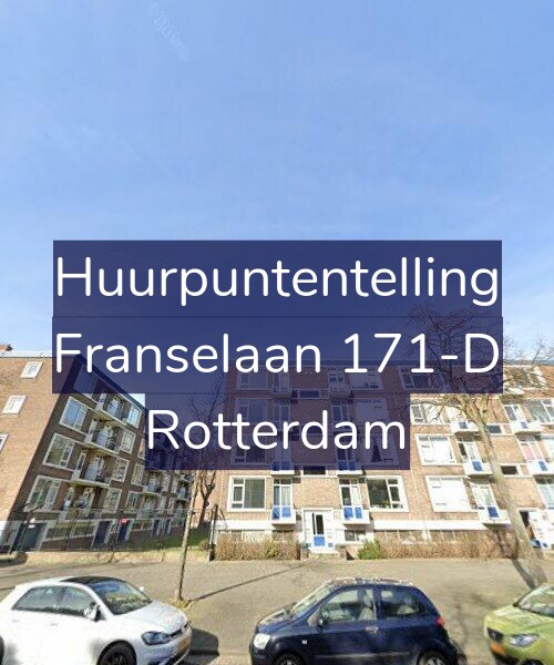 Foto gevel Huurpuntentelling voor Franselaan 171-D, Rotterdam